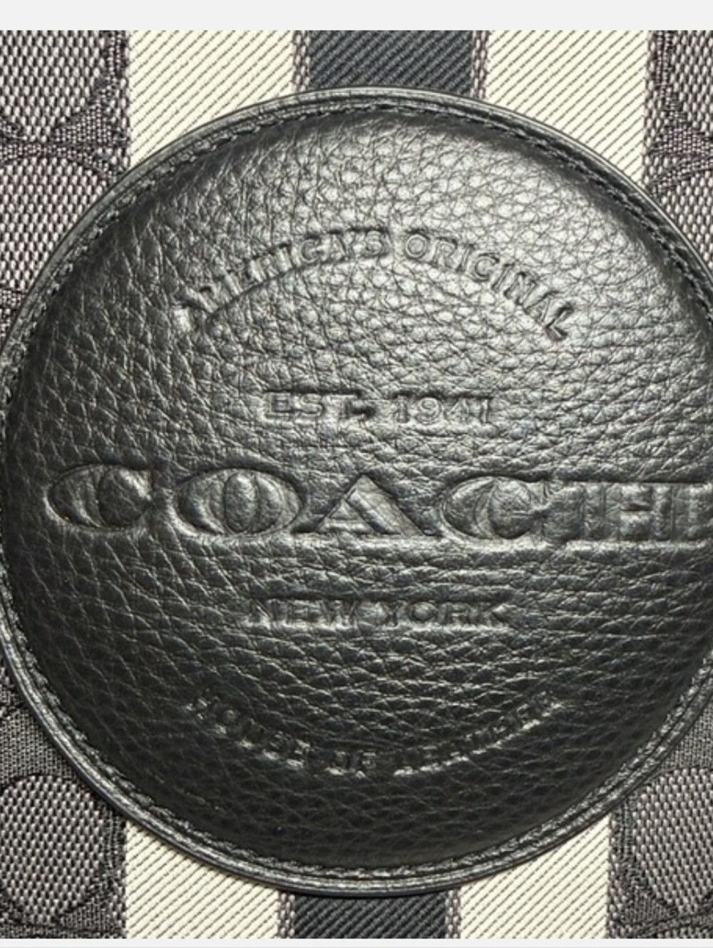 Coach Dempsey Backpack in Signature Jacquard Canvas Pebbled Leather MSRP 450 NWT - Picture 4 of 14